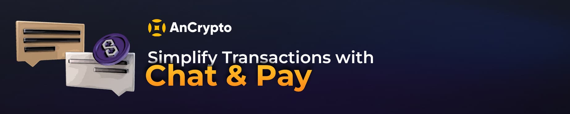 simple transactions with chat and pay cta button